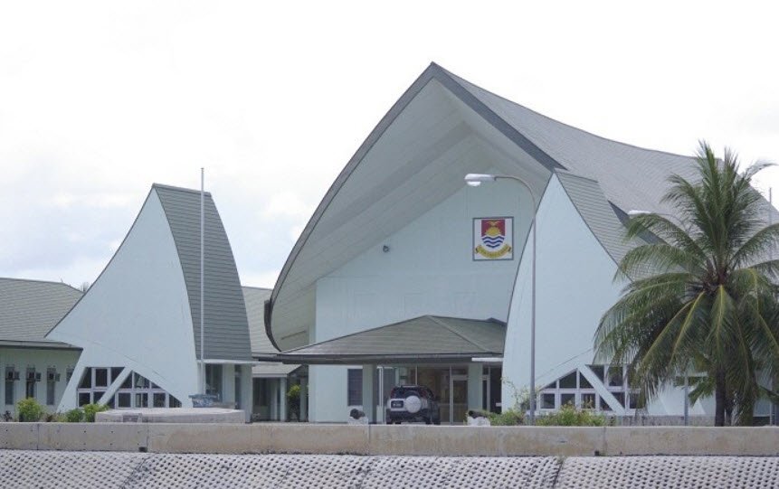 Kiribati Parliament House, Ambo, South Tarawa, Kiribati
